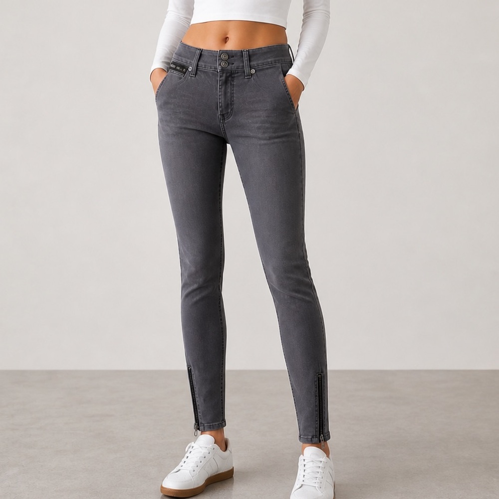 Express Stella- Low Rise Skinny Ankle, Extreme Stretch
